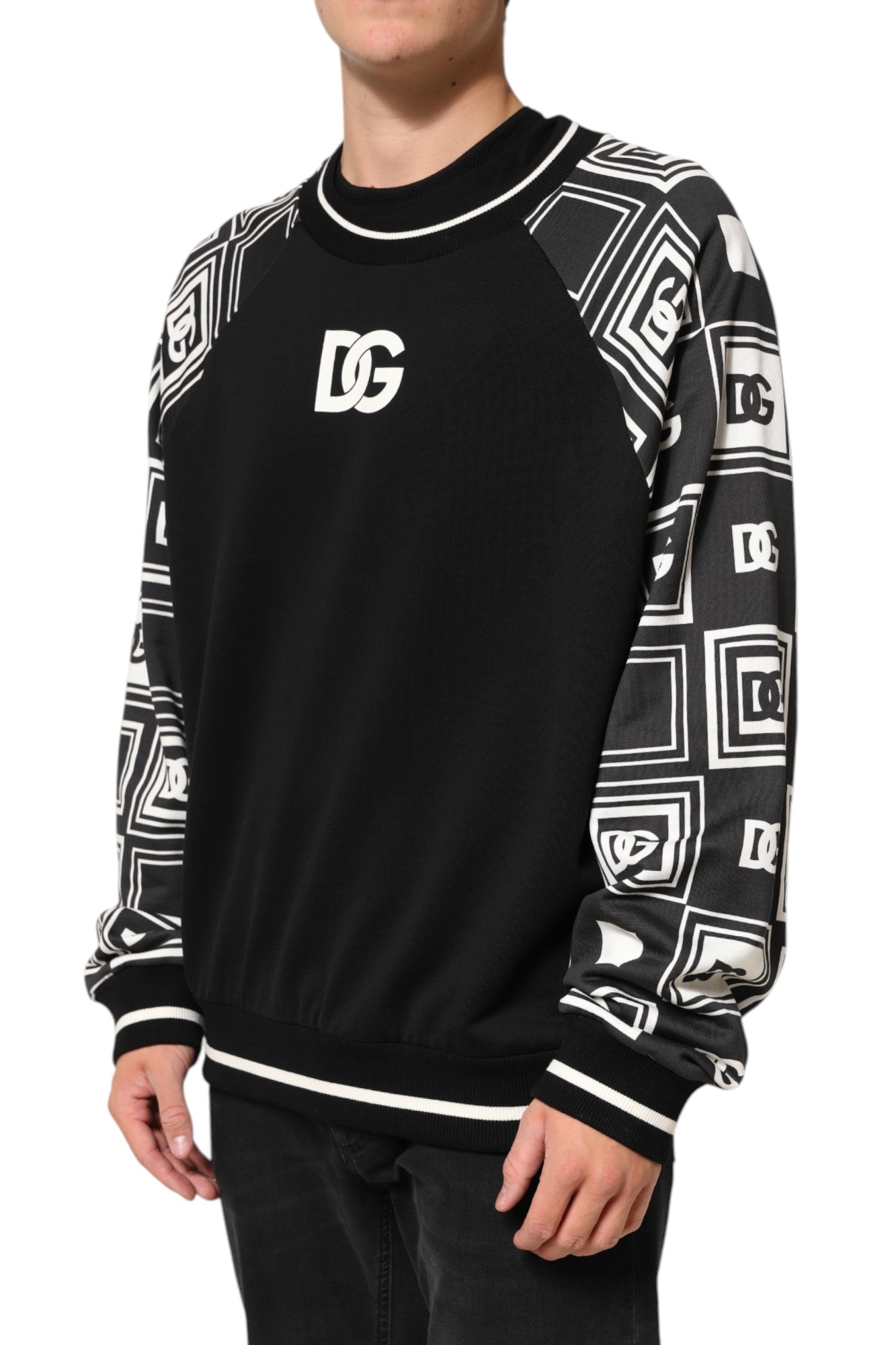 Dolce & Gabbana Sort Magnificent DG Logo Sweatshirt