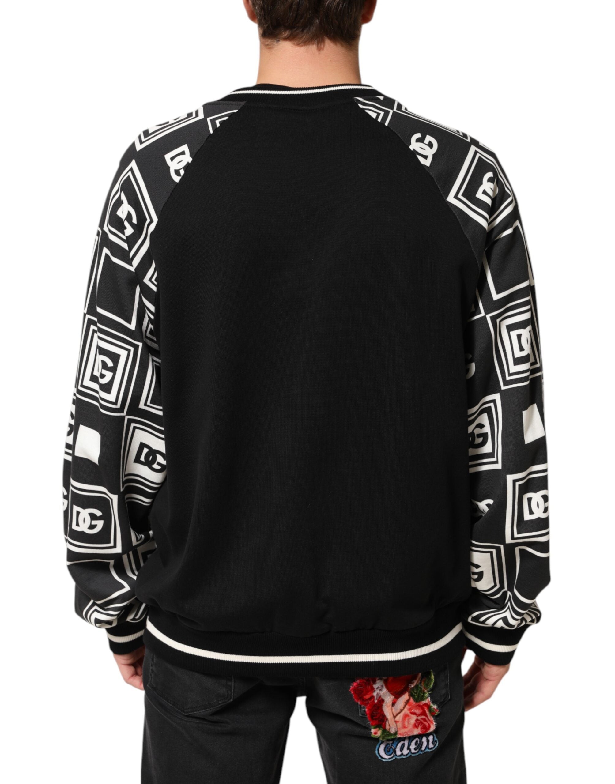 Dolce & Gabbana Sort Magnificent DG Logo Sweatshirt