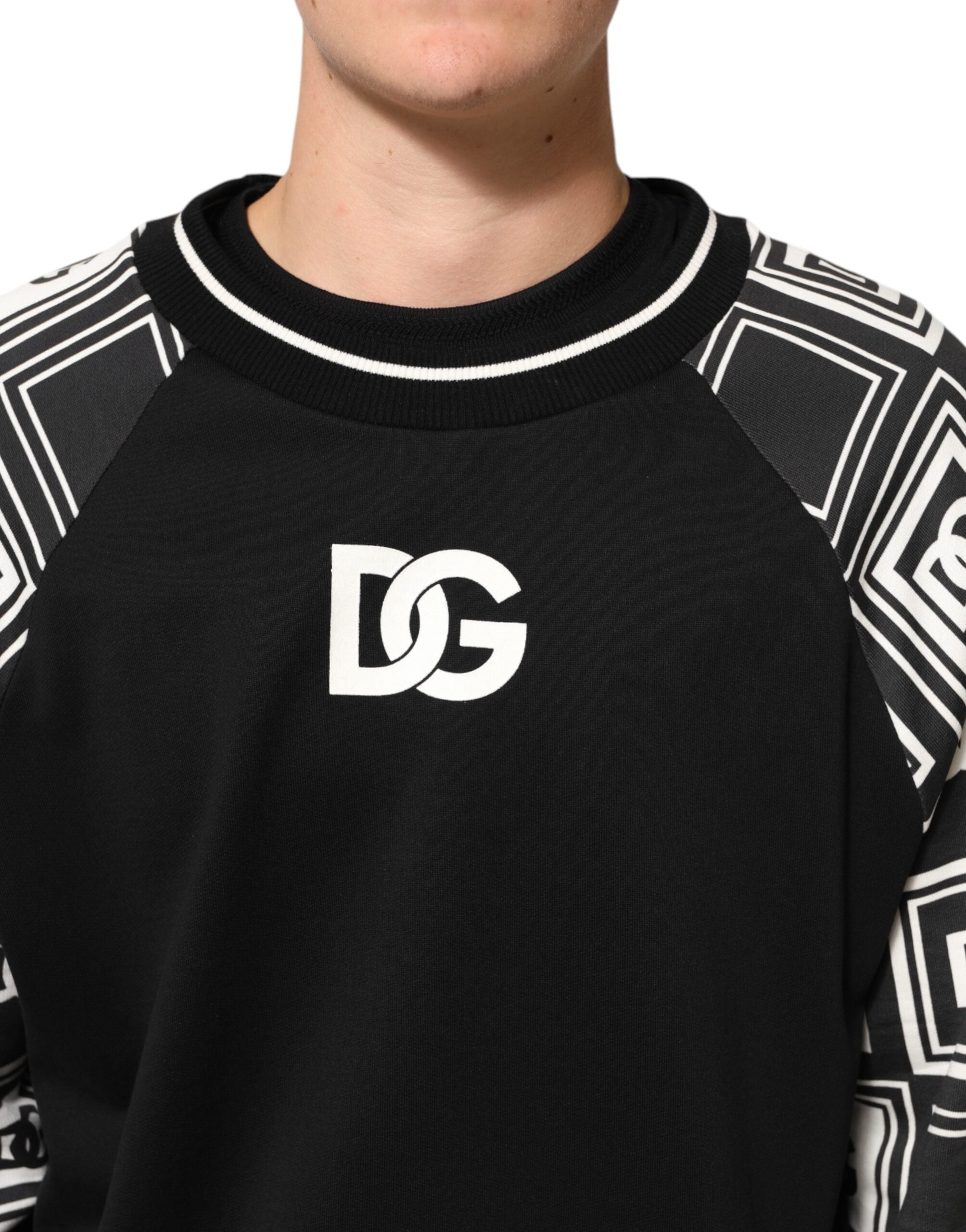 Dolce & Gabbana Sort Magnificent DG Logo Sweatshirt