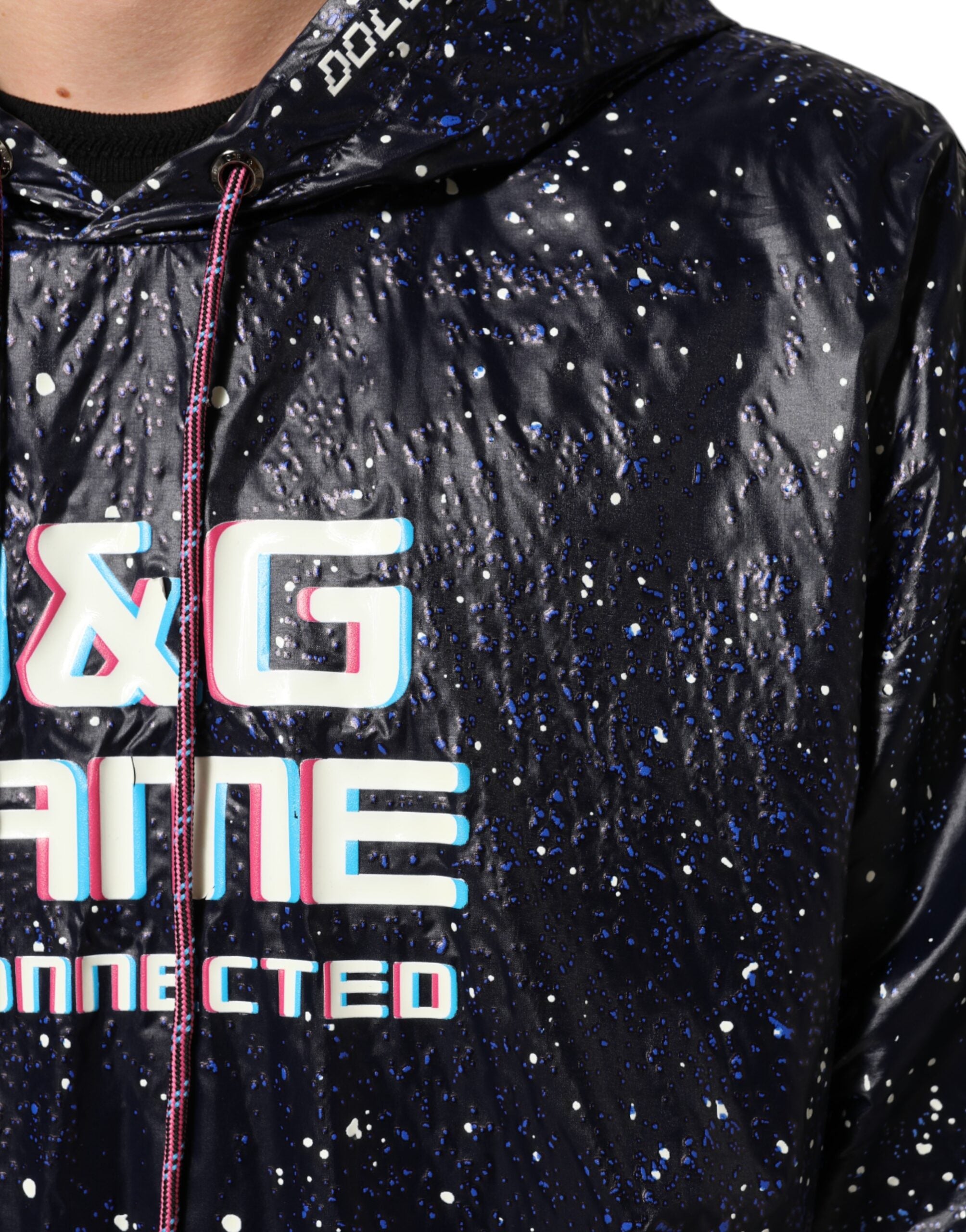 Dolce & Gabbana Blå D&G Game Hættetrøje til Herrer