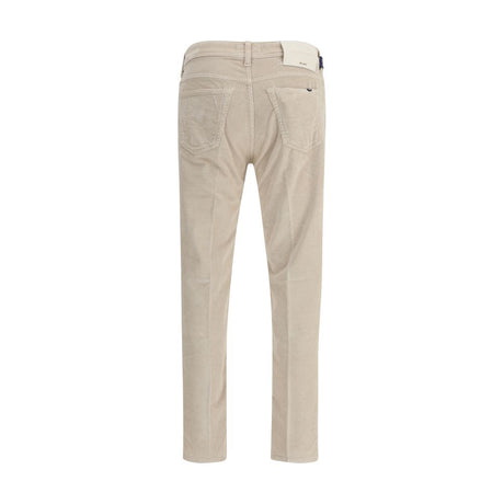 Jacob Cohen Gray Cotton Casual Pants