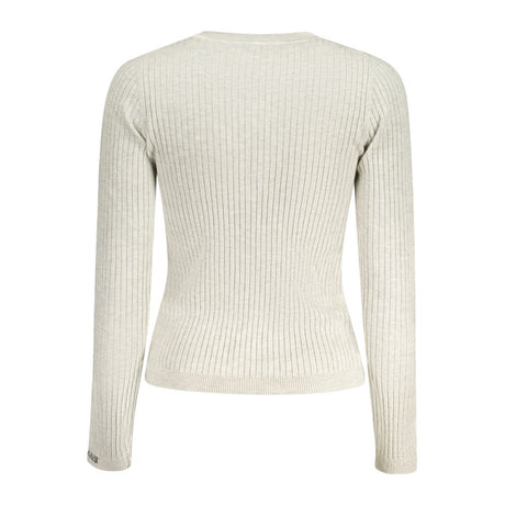 Pepe Jeans Gray Cotton Women Sweater