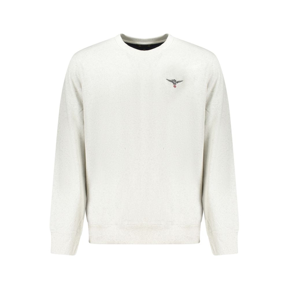 Accademia Militare Gray Recycled Cotton Men Sweater