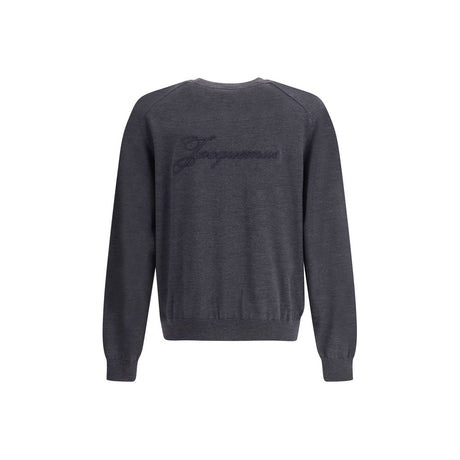 Jacquemus Grå Merino Uld Sweatshirt