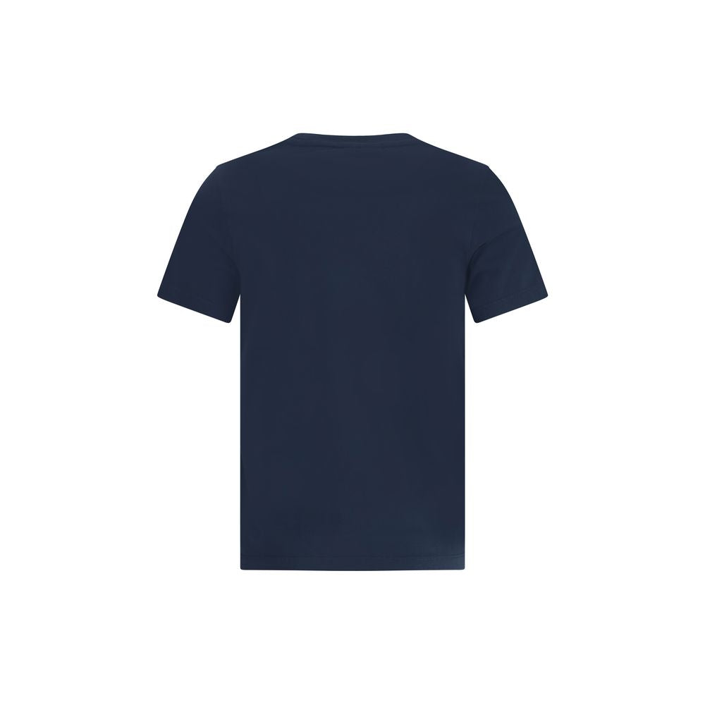 Maison Kitsuné Blå Bomulds T-shirt
