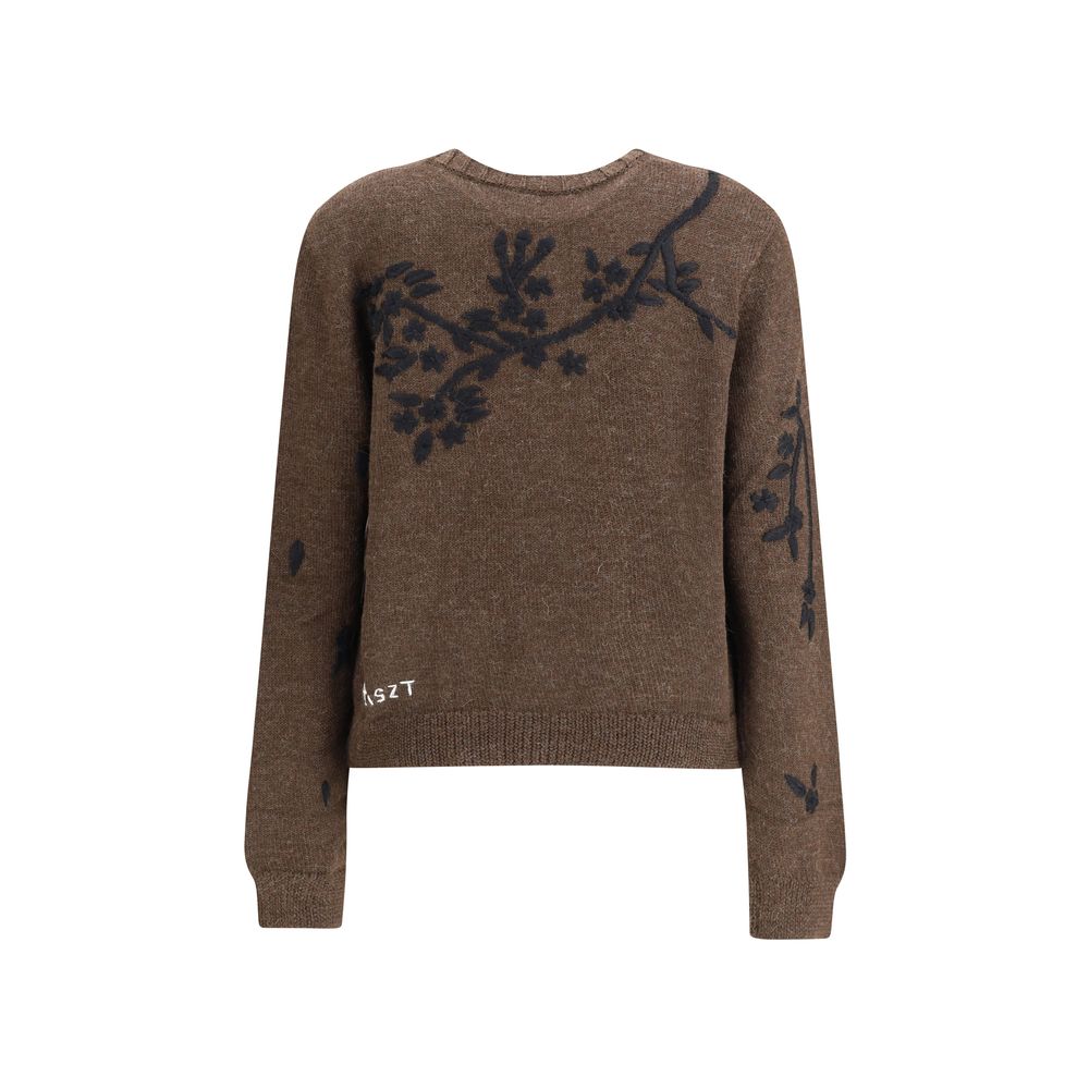 Baziszt Brun Alpaca Vicugna Pacos Cardigan