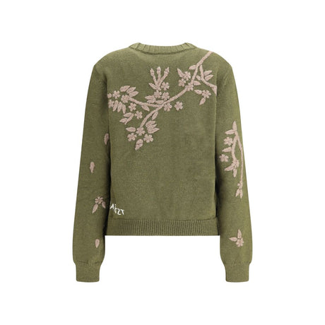 Baziszt Grøn Alpaca Vicugna Pacos Cardigan