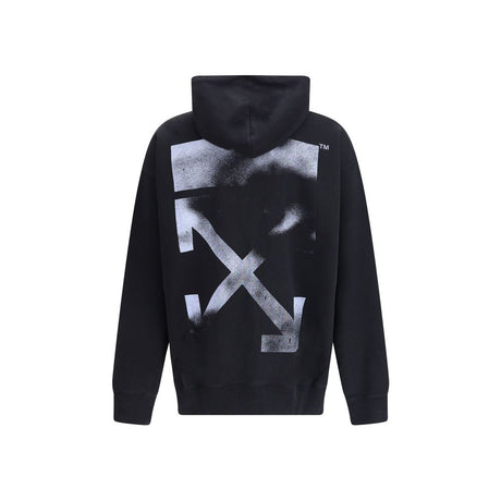 Off-white sort bomulds sweatshirt