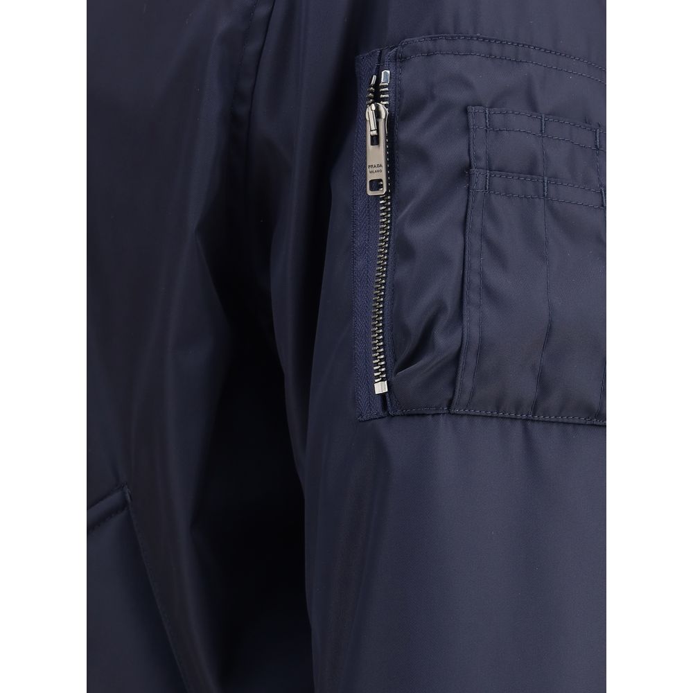 Prada Bomber Jacket with rib-knit collar