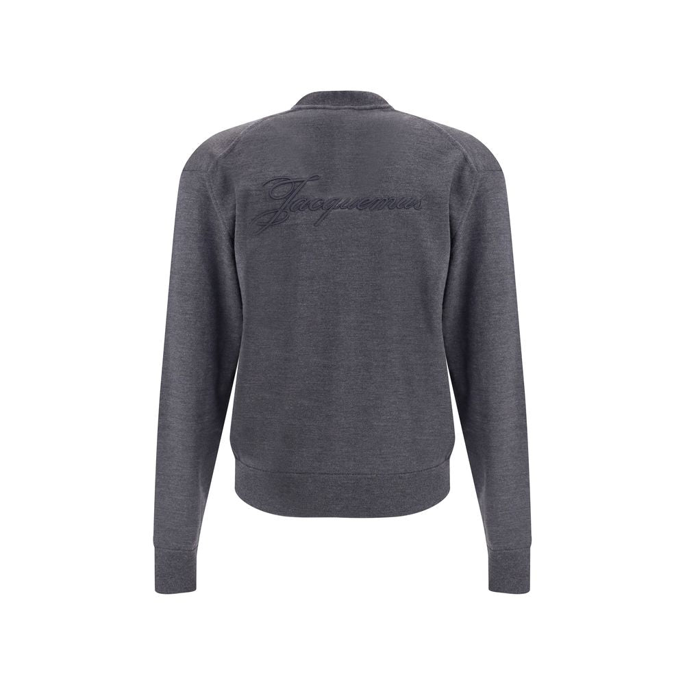 Jacquemus Grå Merino Uld Cardigan