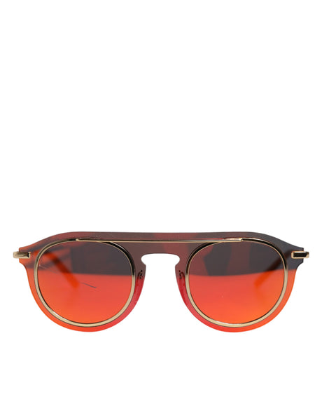 Dolce &amp; Gabbana DG2169 solbriller med metalstel og runde skærme