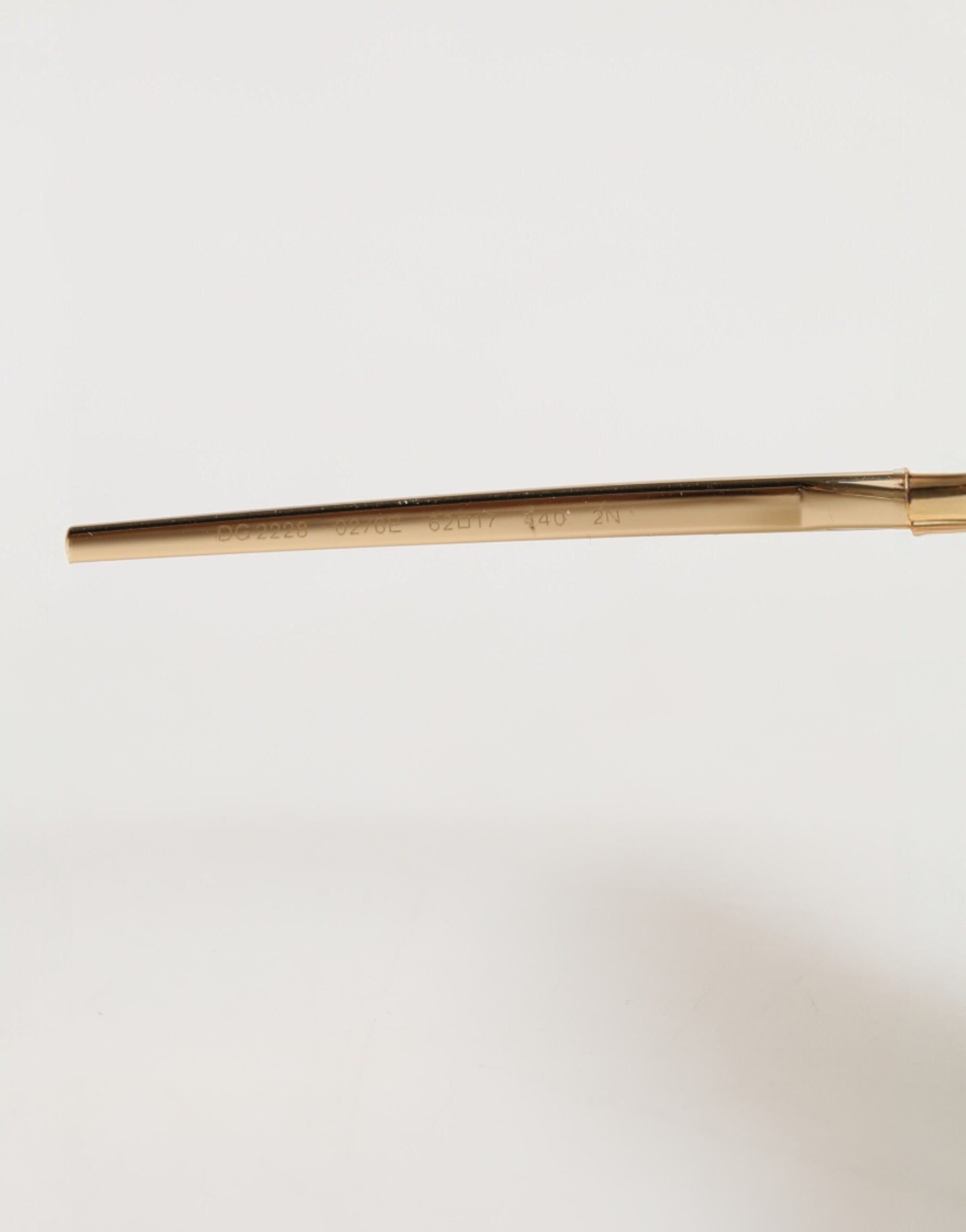 Dolce & Gabbana DG2228 Forgyldte Runde Linser Solbriller