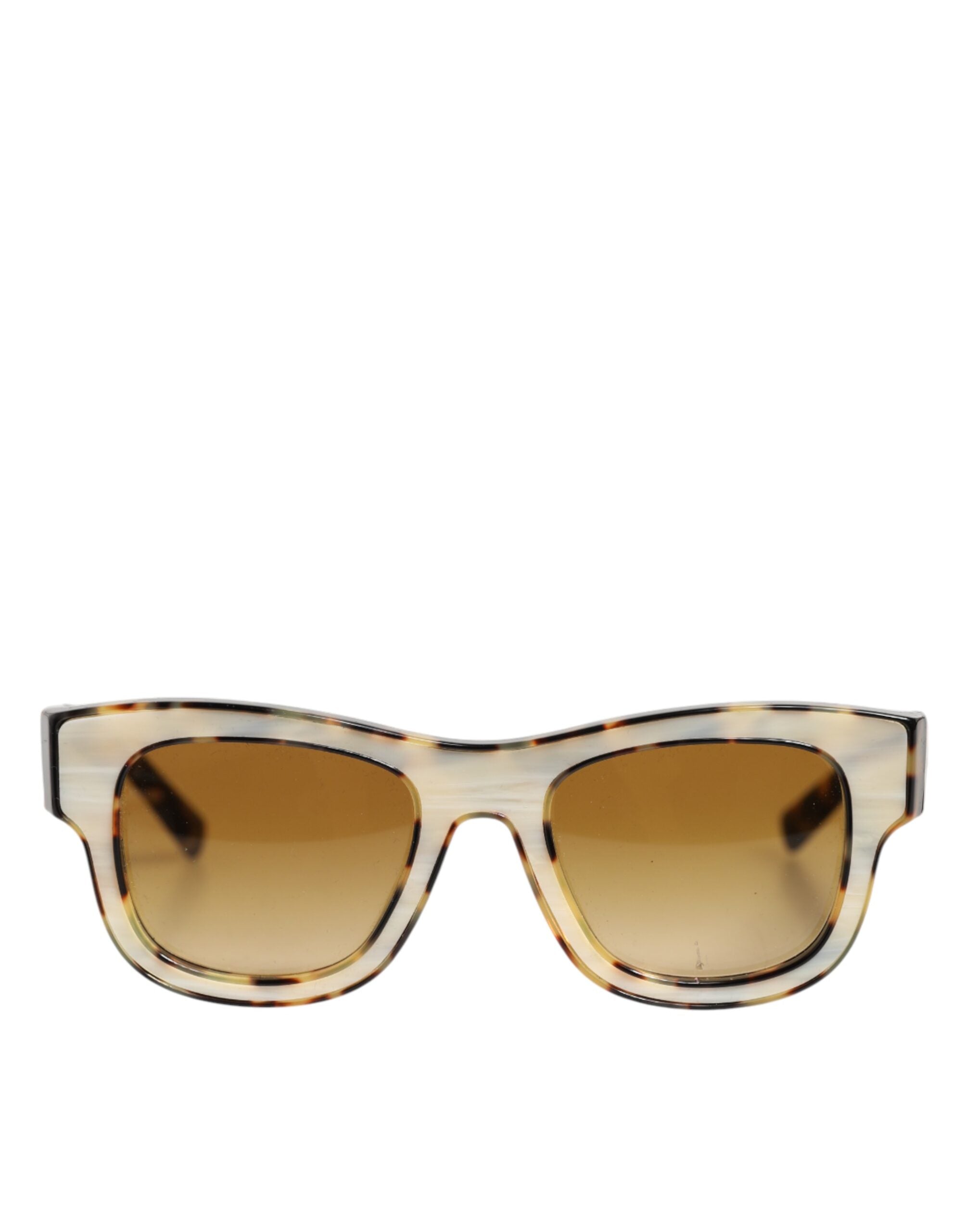 Dolce & Gabbana DG4379F Hvide Skildpaddeskjold Gradueret Acetat Solbriller