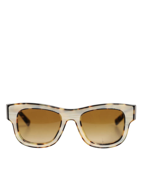 Dolce &amp; Gabbana DG4379F Hvide Skildpaddeskjold Gradueret Acetat Solbriller