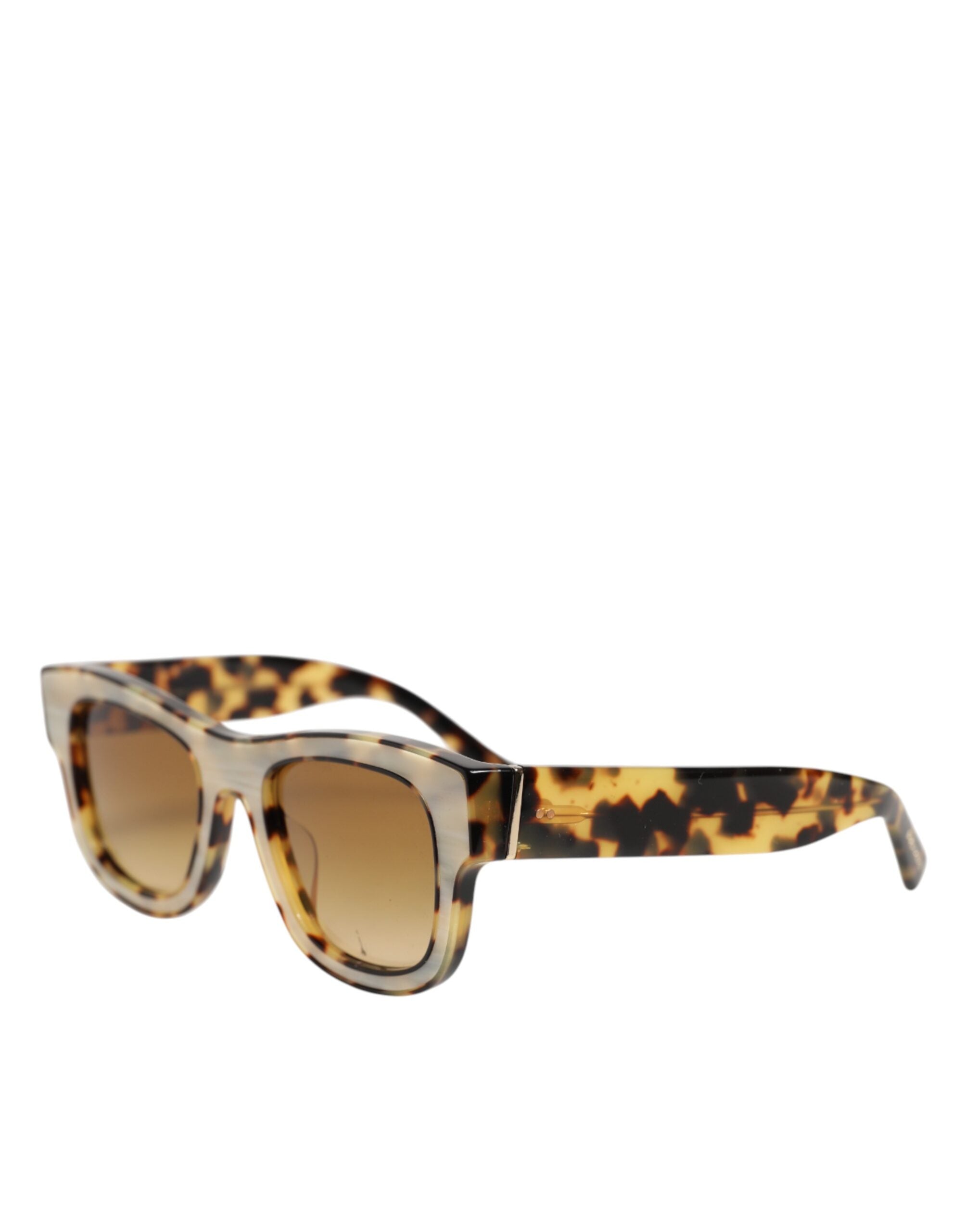 Dolce & Gabbana DG4379F Hvide Skildpaddeskjold Gradueret Acetat Solbriller