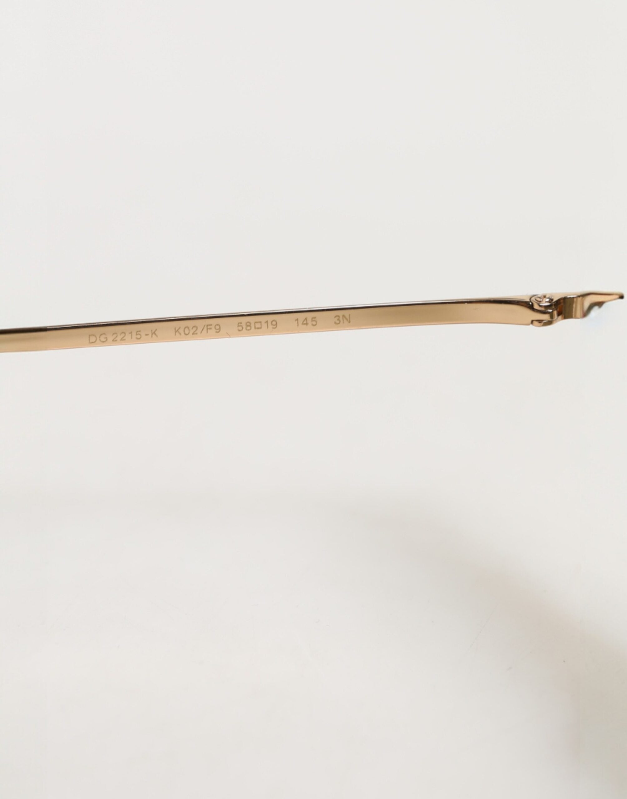 Dolce & Gabbana DG2215K forgyldte runde linser med skygge