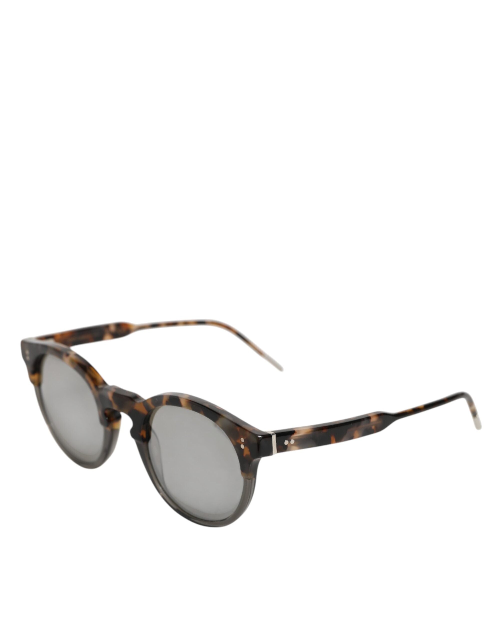 Dolce & Gabbana DG4334B Brune Skildpaddeskjoldssolbriller med Rundt Stel