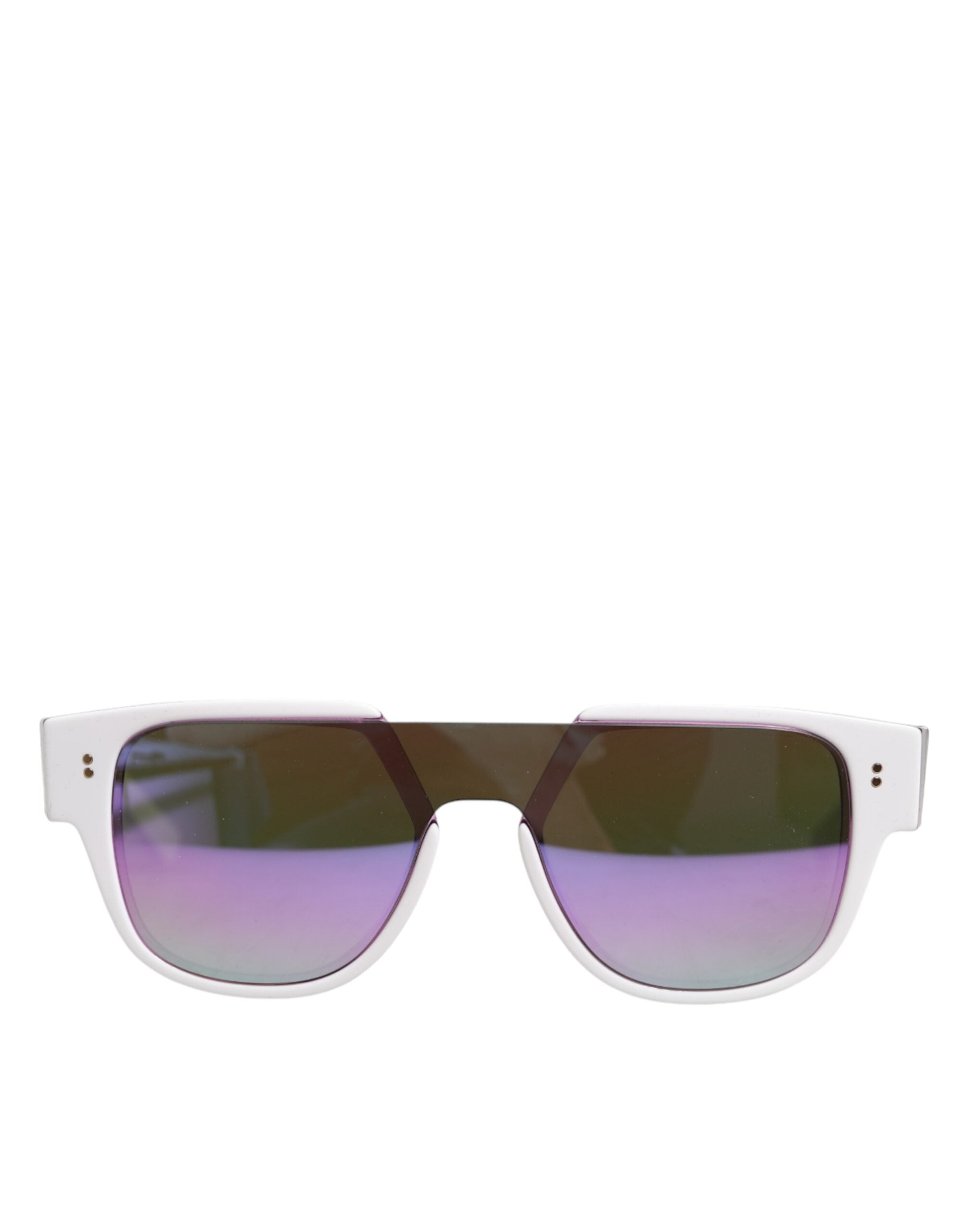 Dolce & Gabbana DG4356F Hvide Acetat Aviator Solbriller