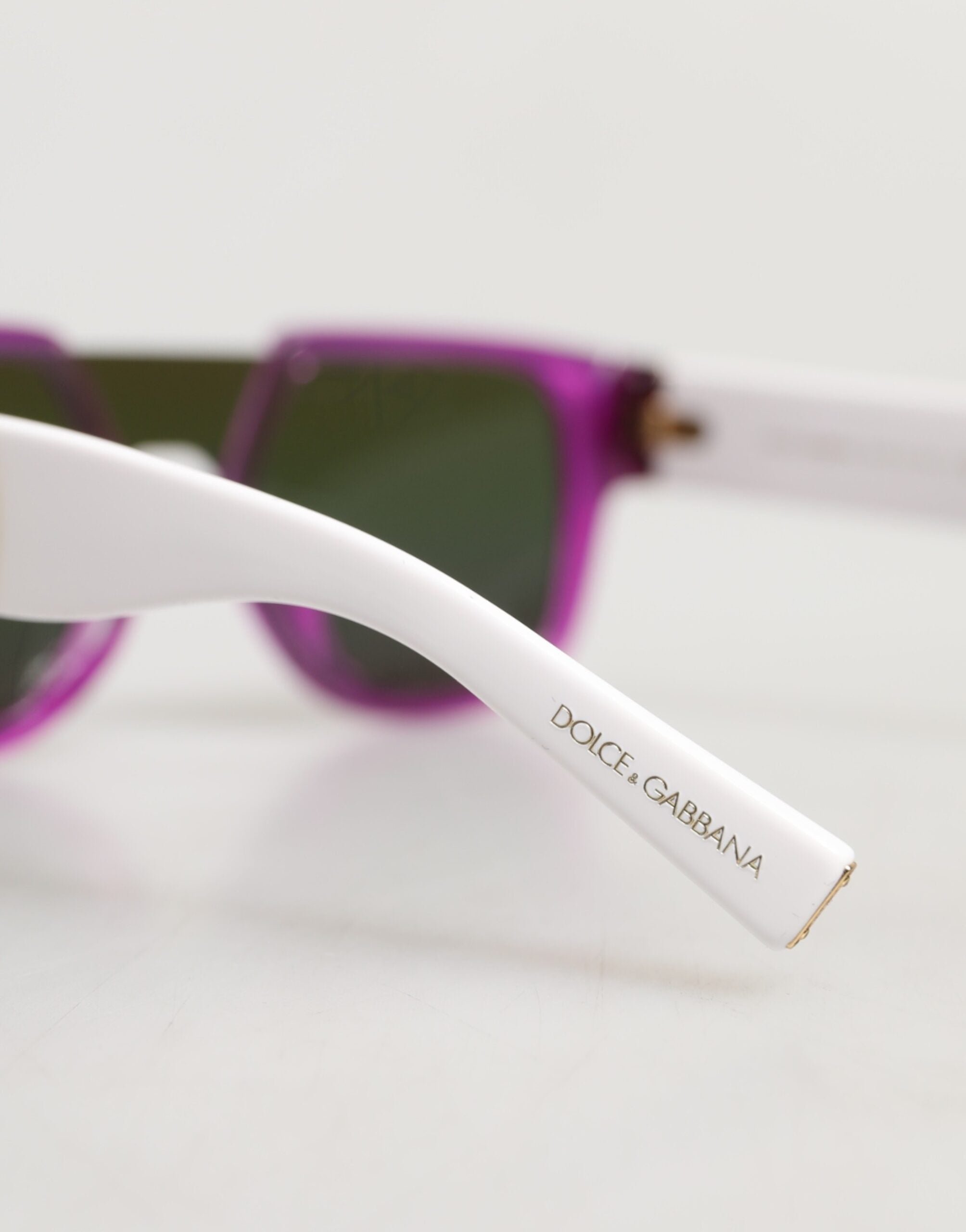 Dolce & Gabbana DG4356F Hvide Acetat Aviator Solbriller