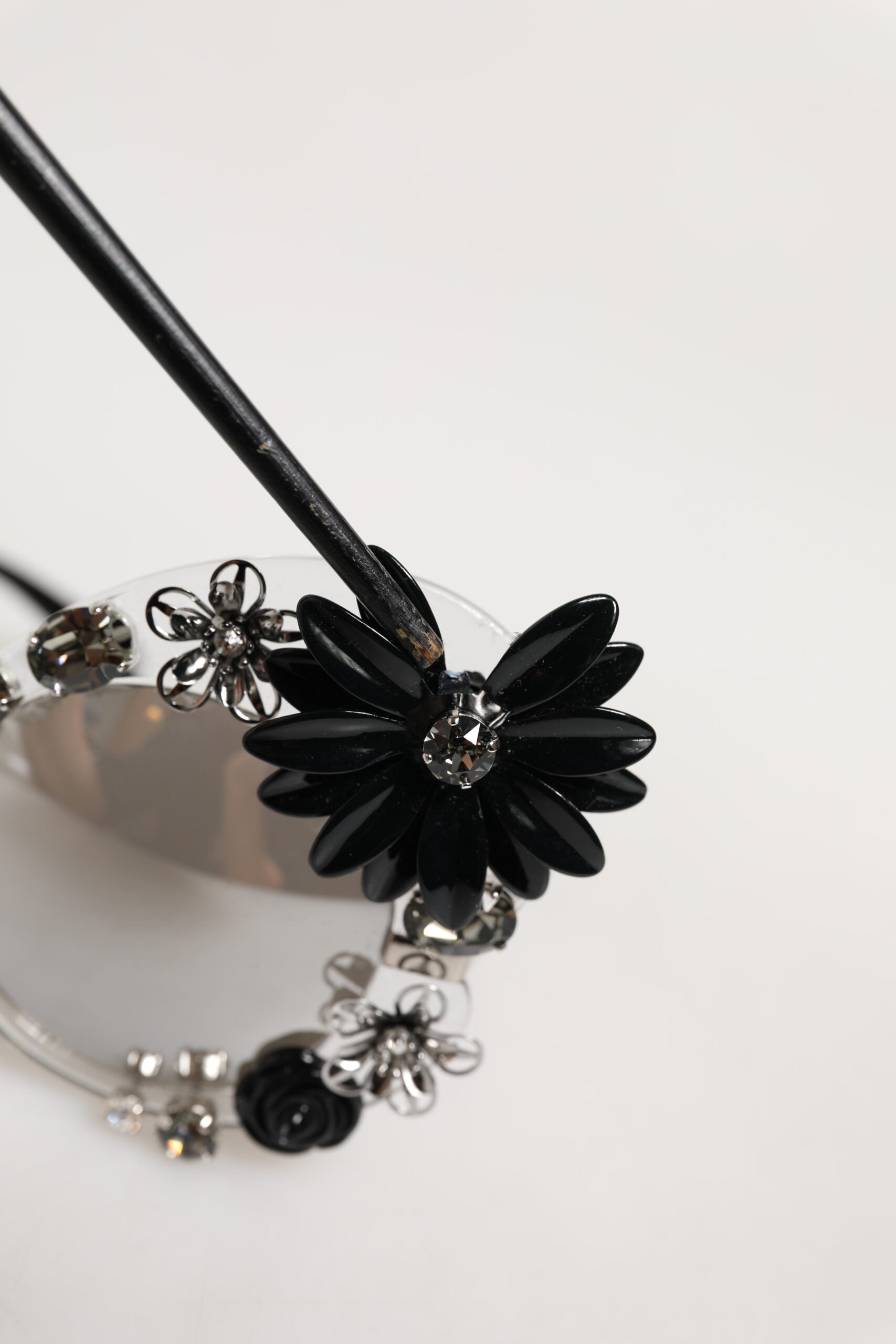 Dolce & Gabbana Transparente DG4292 Runde Krystalblomster Solbriller