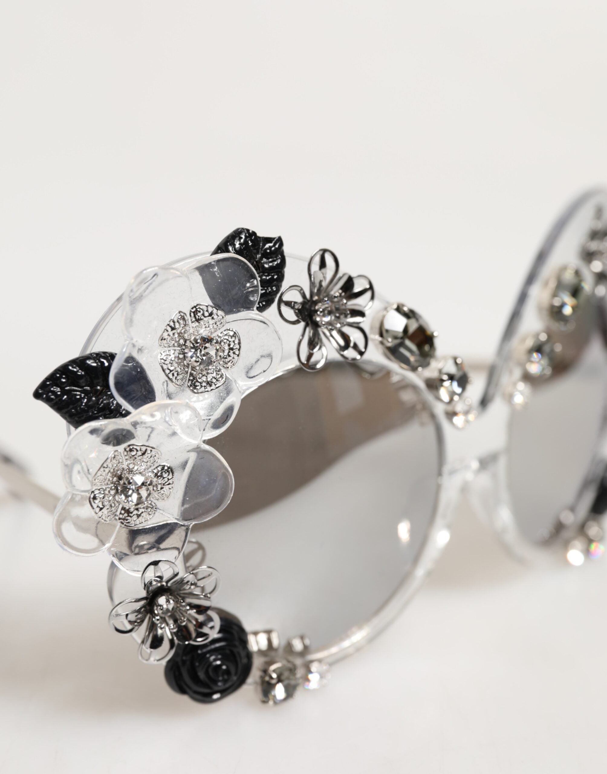 Dolce & Gabbana Transparente DG4292 Runde Krystalblomster Solbriller