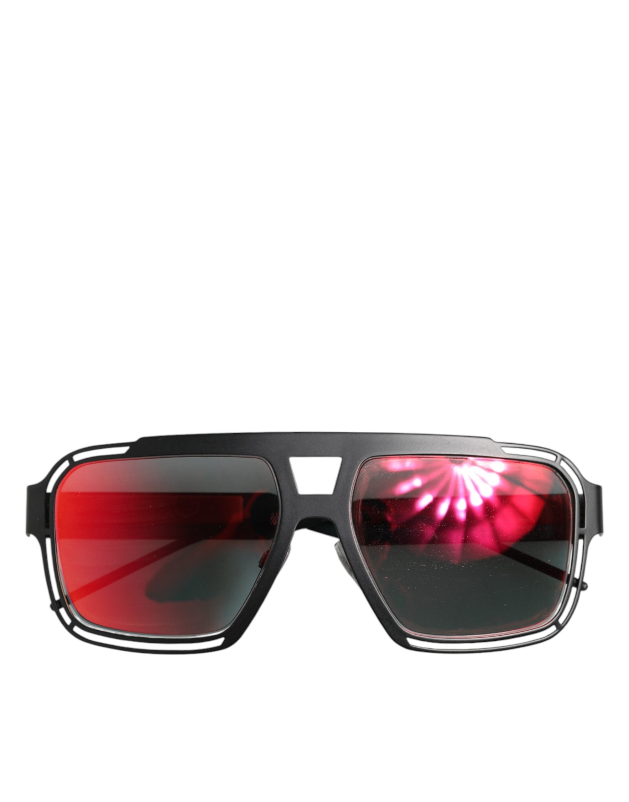 Dolce & Gabbana solbriller med sort metalstel og pilotbriller