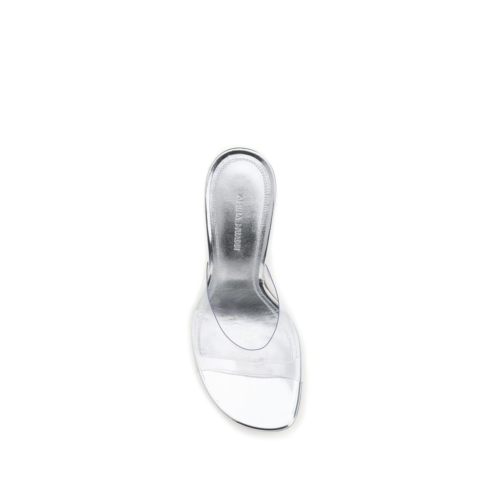 Amina Muaddi Taylor Glass Sandals