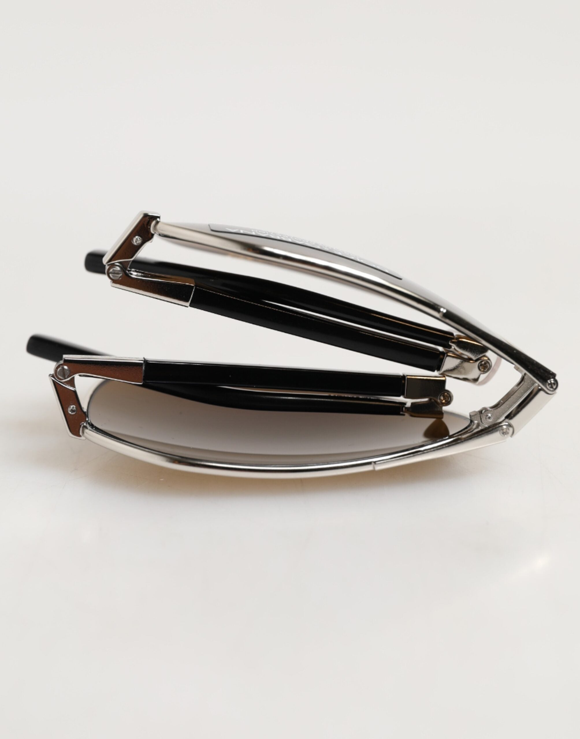 Dolce & Gabbana DG2106K Sølvfarvede Aviator Solbriller med Brillestel