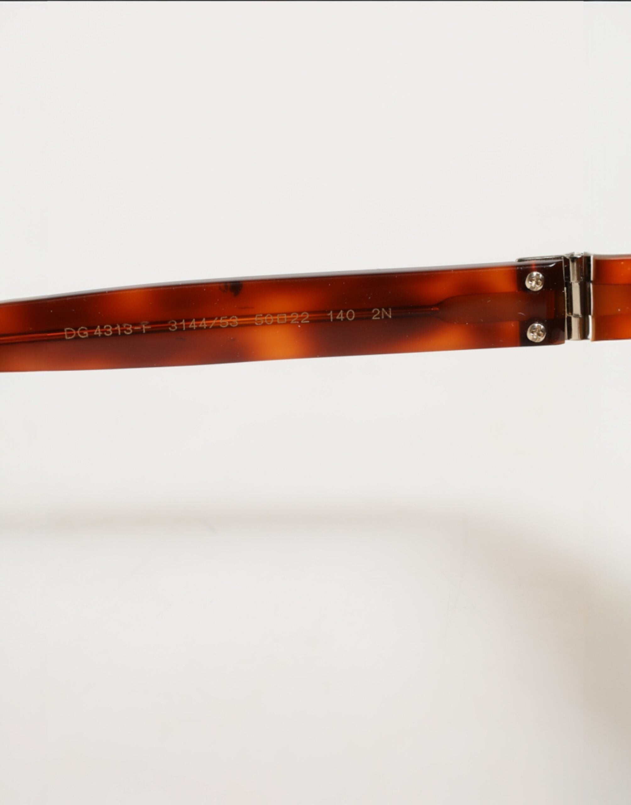 Dolce & Gabbana DG4313F Brune Skildpaddeskjoldssolbriller med Pilotstel