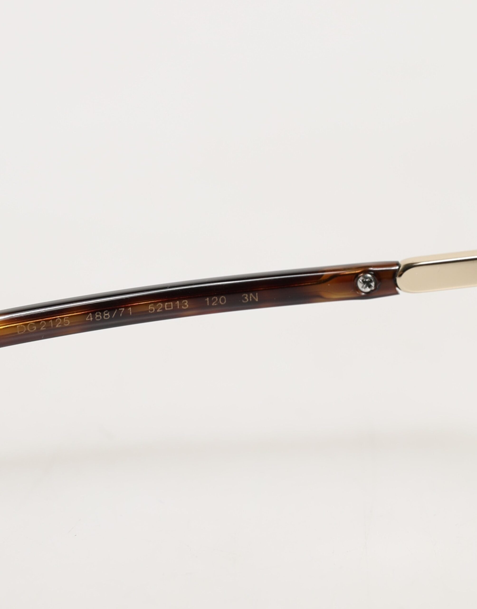 Dolce &amp; Gabbana DG2125 Sølvfarvede Aviator Solbriller med Brillestel