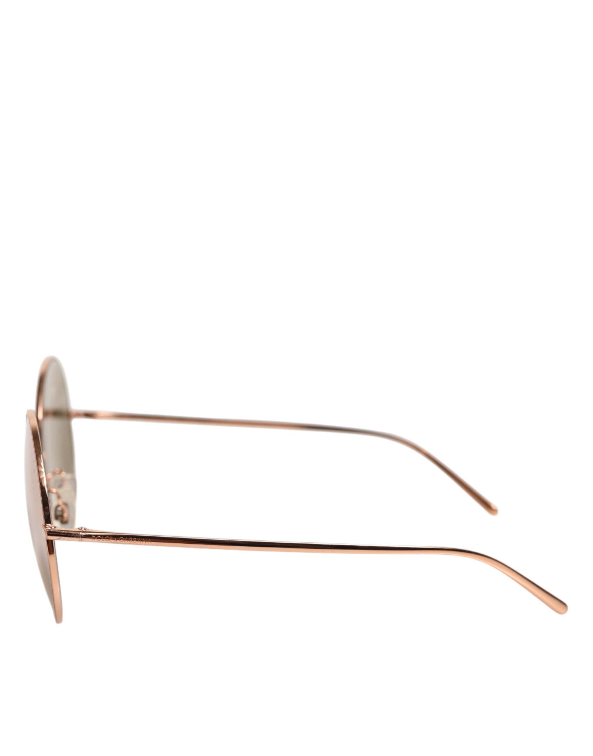 Dolce &amp; Gabbana DG2215K Guldmetal Runde Solbriller