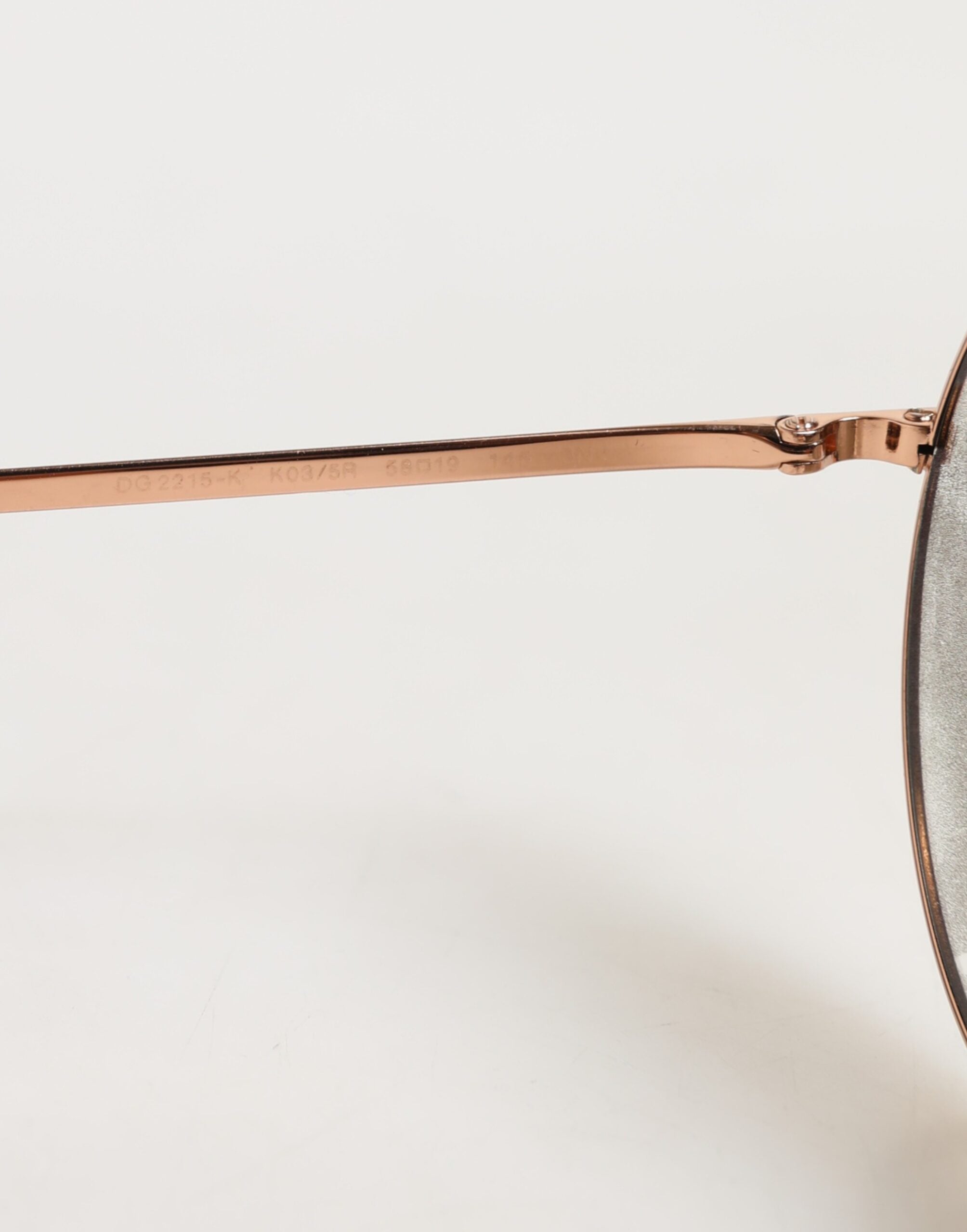 Dolce &amp; Gabbana DG2215K Guldmetal Runde Solbriller