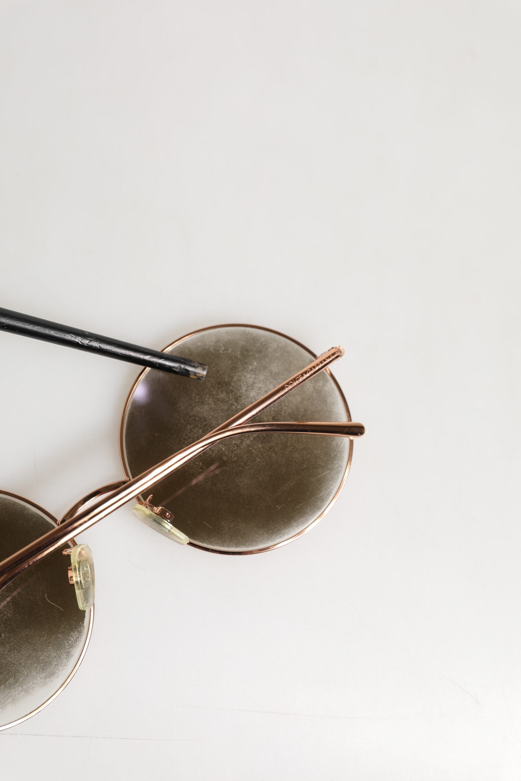 Dolce & Gabbana DG2215K Guldmetal Runde Solbriller