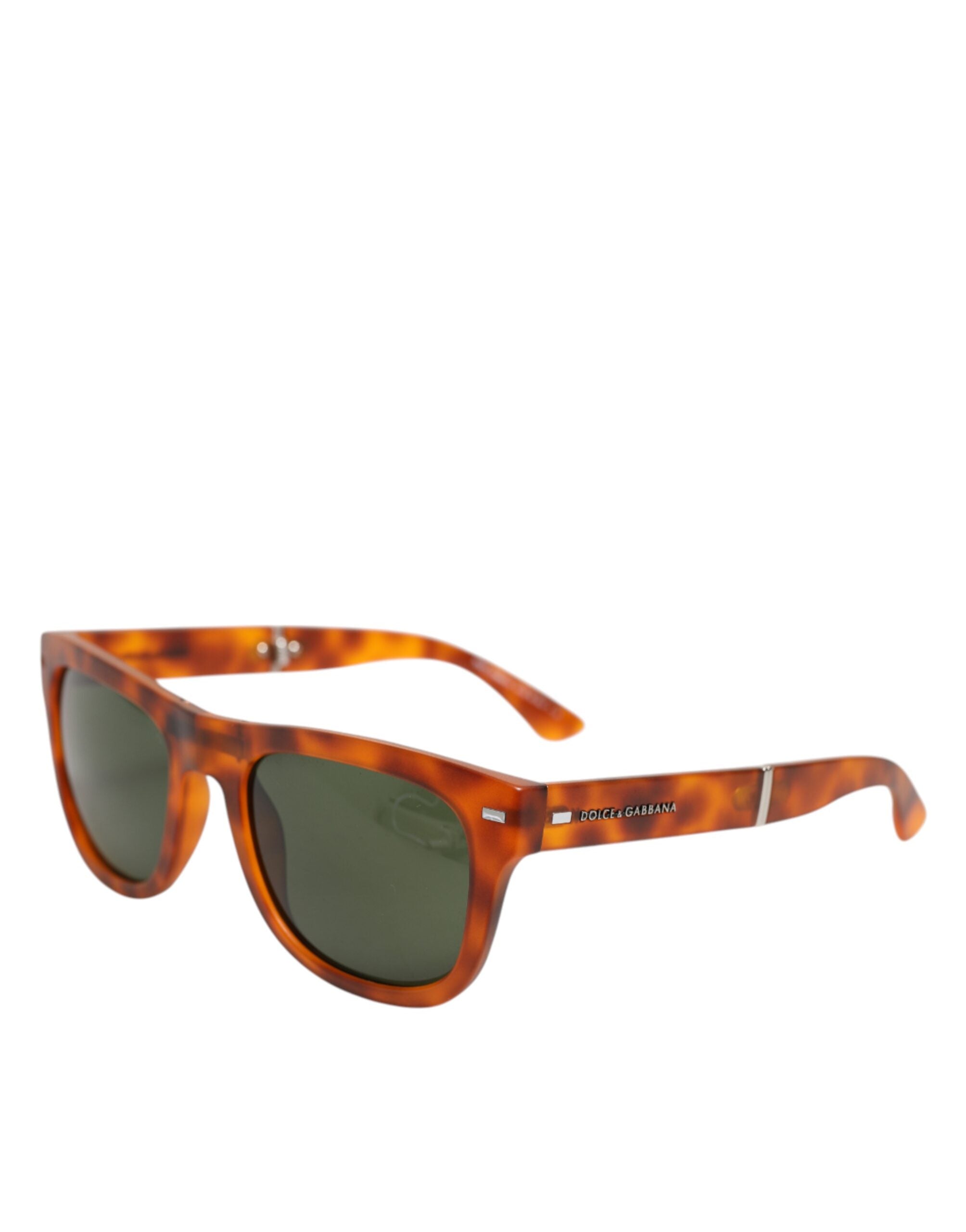 Dolce & Gabbana DG6089 Havana solbriller med fuld kant og runde linser, foldbare