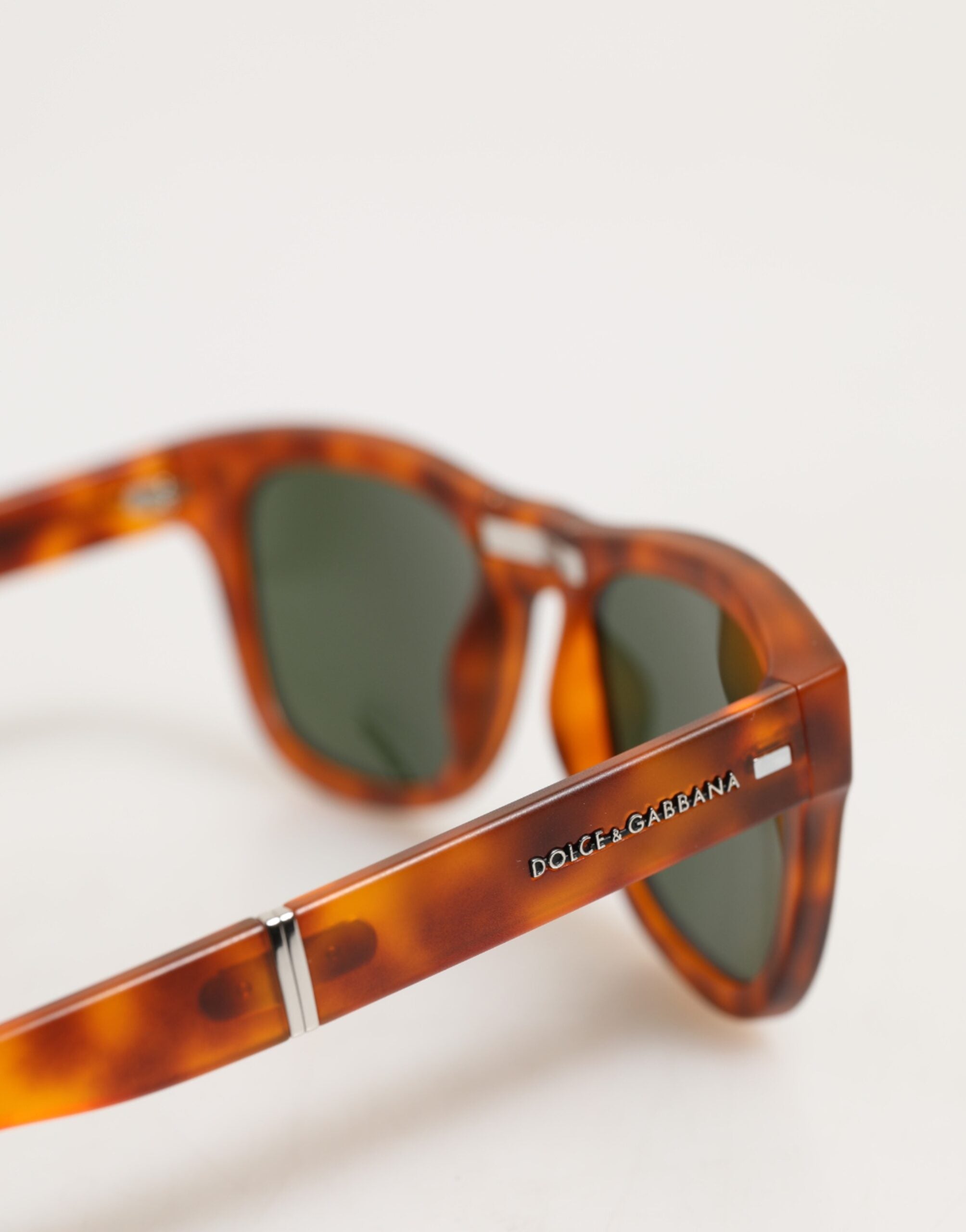 Dolce &amp; Gabbana DG6089 Havana solbriller med fuld kant og runde linser, foldbare
