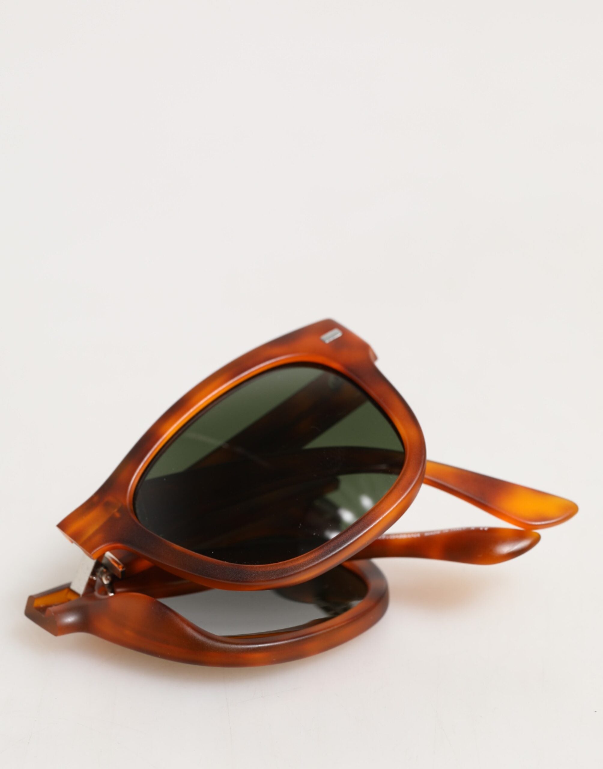 Dolce & Gabbana DG6089 Havana solbriller med fuld kant og runde linser, foldbare