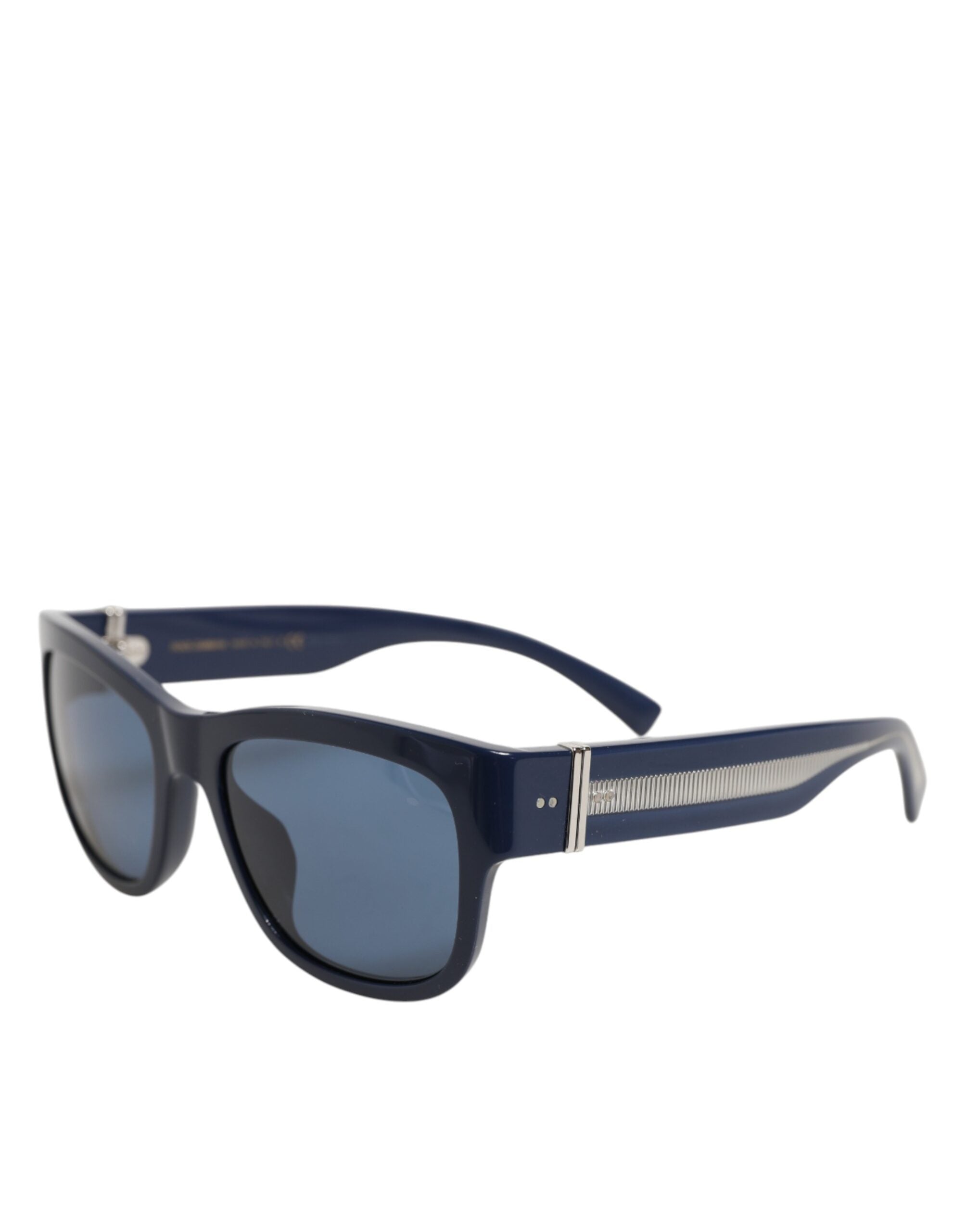 Dolce &amp; Gabbana solbriller med blå acetatstel og polariserede glas