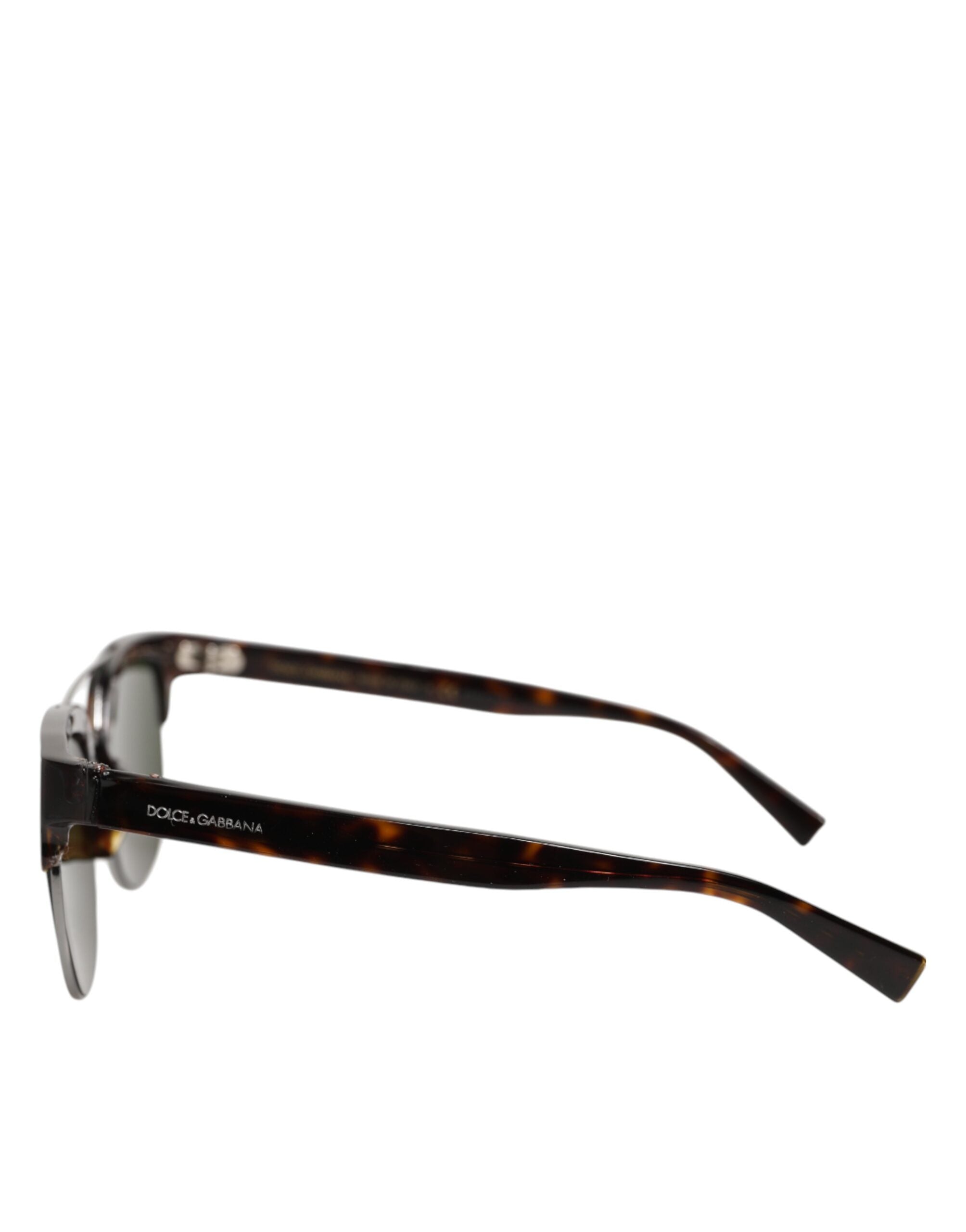 Dolce & Gabbana DG4317F Brune Skildpaddeskjoldssolbriller med Pilotstel