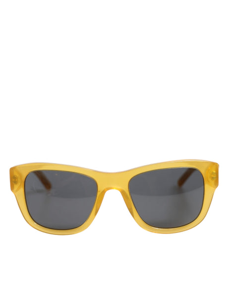 Dolce &amp; Gabbana DG4177 solbriller med honningfarvet acetat og sorte tonede glas