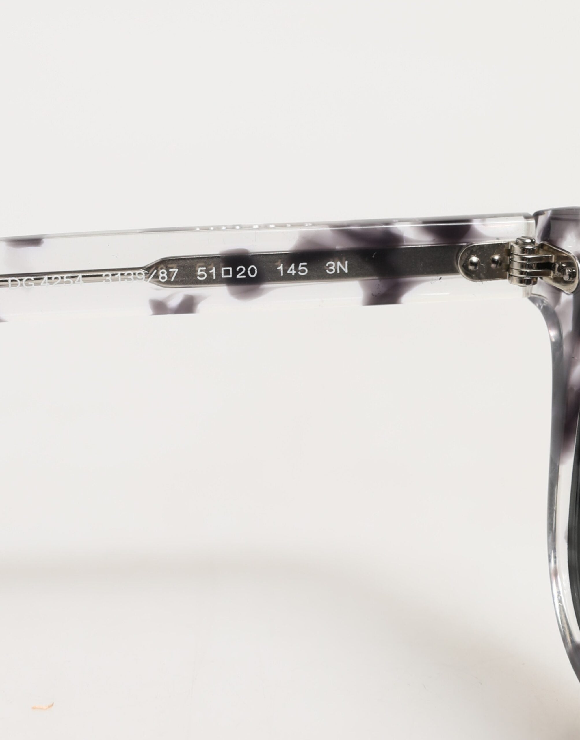 Dolce &amp; Gabbana DG4254 Havana solglasögon med klara svarta tonade glas