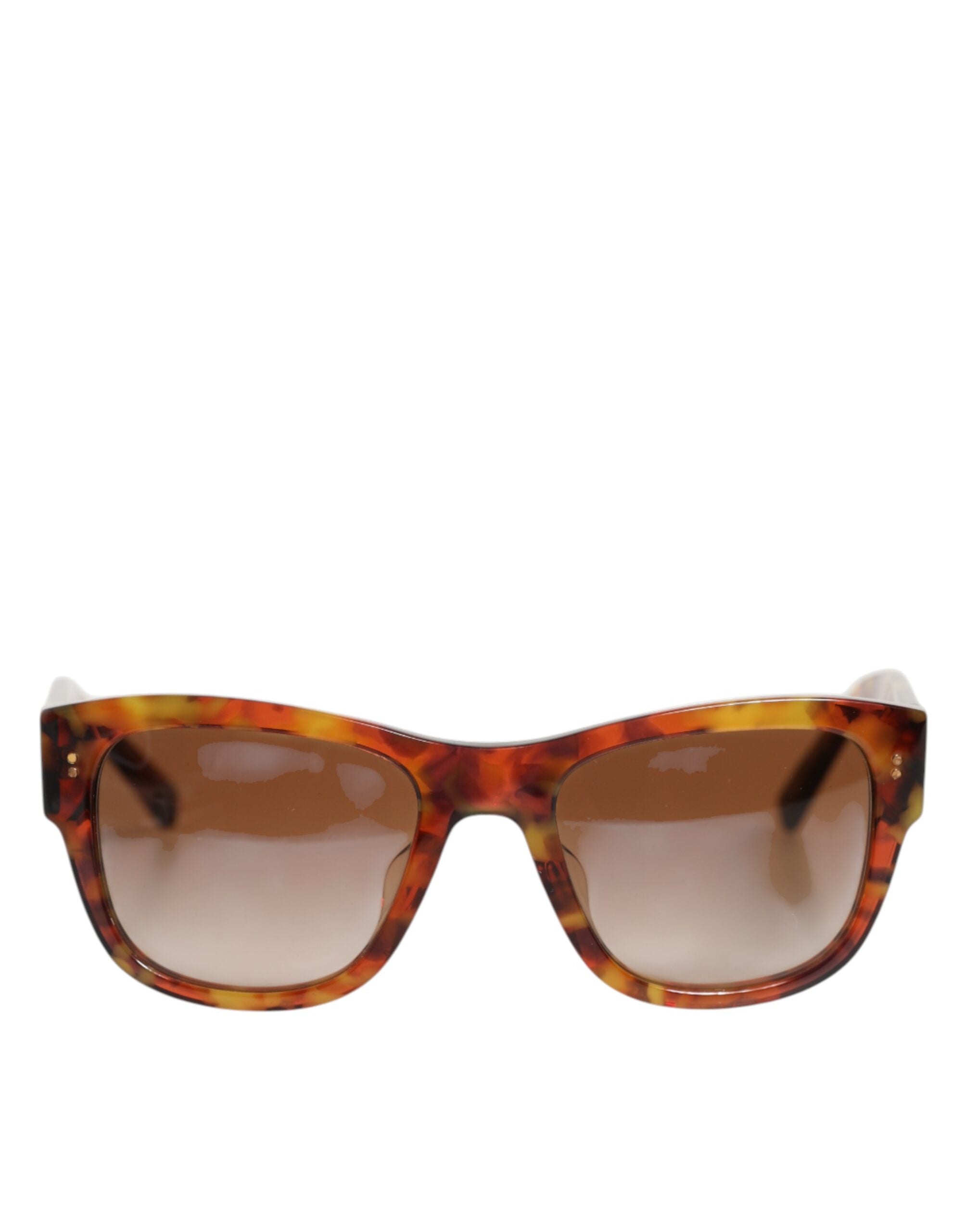 Dolce & Gabbana DG4338F Brune Havana Solbriller med Runde Linser og Fuldkant