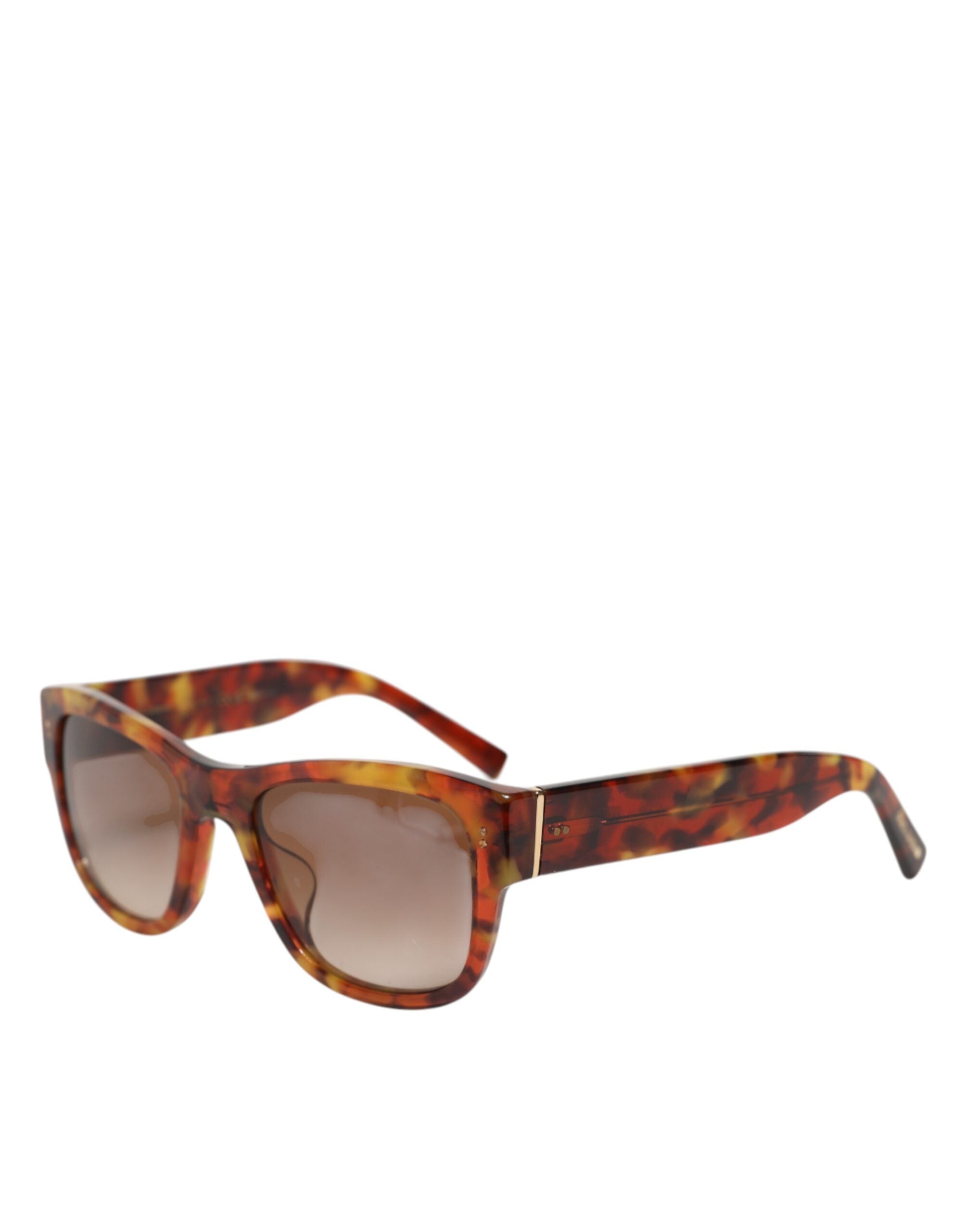 Dolce & Gabbana DG4338F Brune Havana Solbriller med Runde Linser og Fuldkant