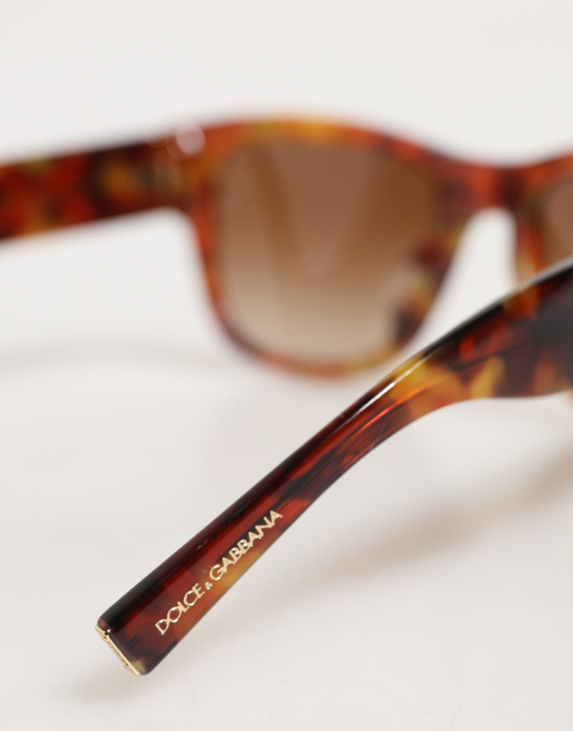 Dolce & Gabbana DG4338F Brune Havana Solbriller med Runde Linser og Fuldkant