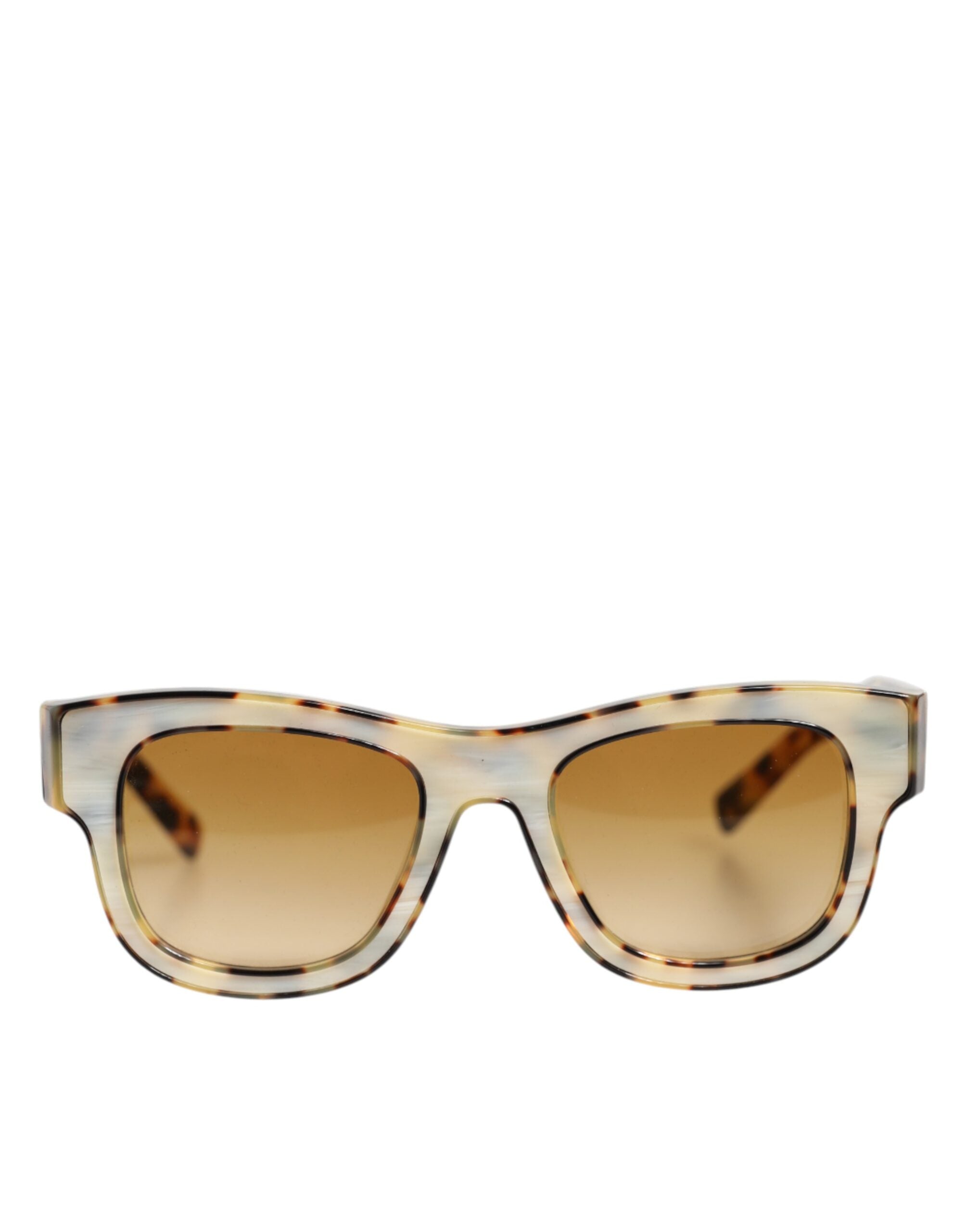 Dolce & Gabbana DG4379F Hvide Skildpaddeskjold Gradueret Acetat Solbriller