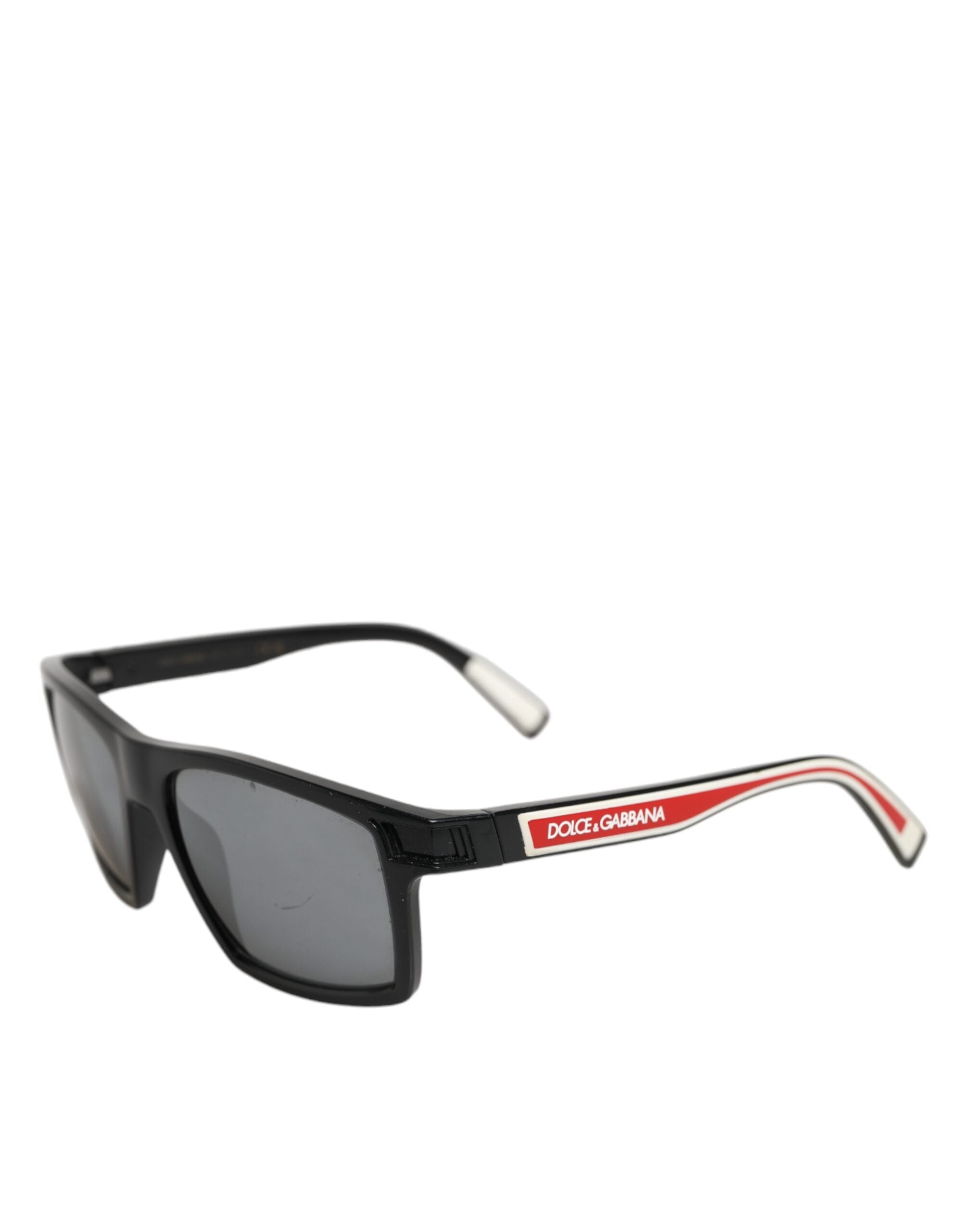 Dolce & Gabbana DG6160 Square Black Polyamide Sport Logo Sunglasses