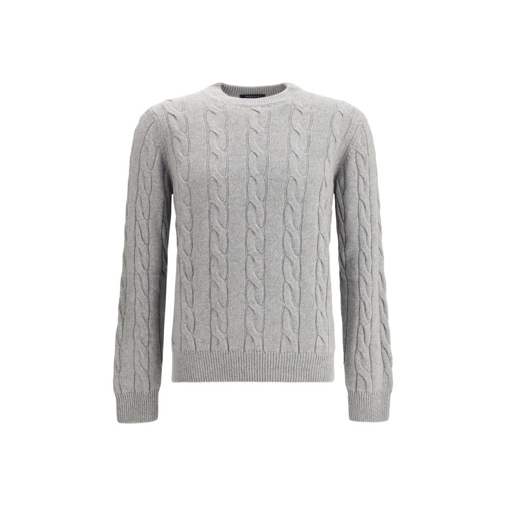 Aragona Cashmere Grå Cashmere Sweatshirt