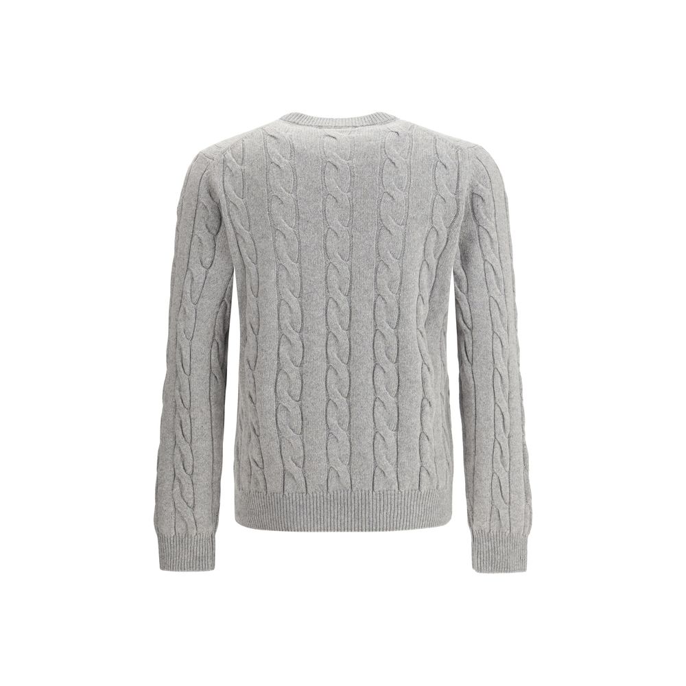 Aragona Cashmere Grå Cashmere Sweatshirt