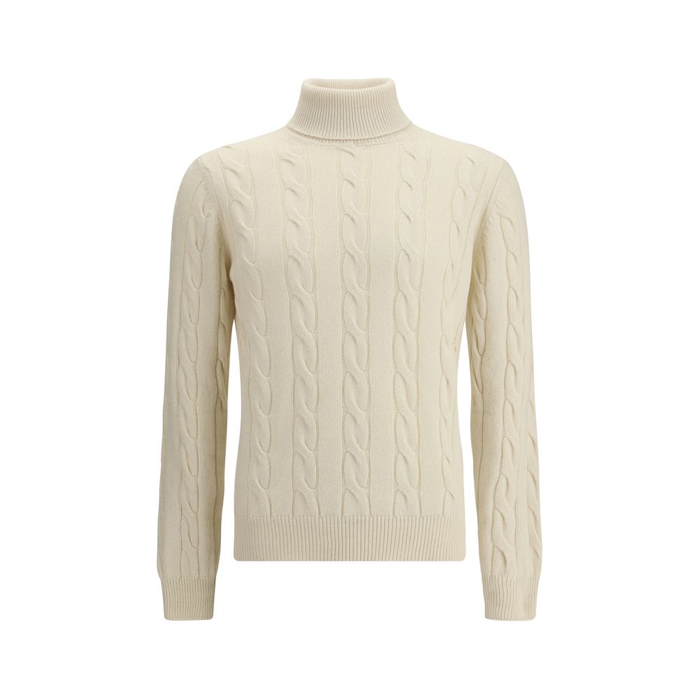 Aragona Cashmere Hvid Cashmere Rullekrave