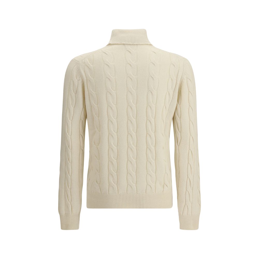 Aragona Cashmere Hvid Cashmere Rullekrave