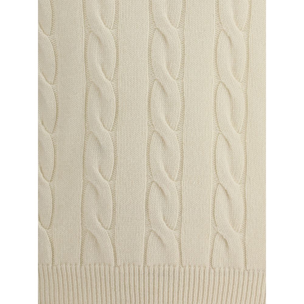 Aragona Cashmere Hvid Cashmere Rullekrave